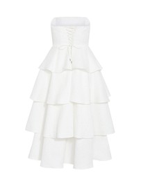 City Chic - Elizabeth Tiered Frill Maxi Dress