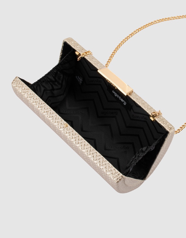 Olga Berg - Marika Embossed Clutch