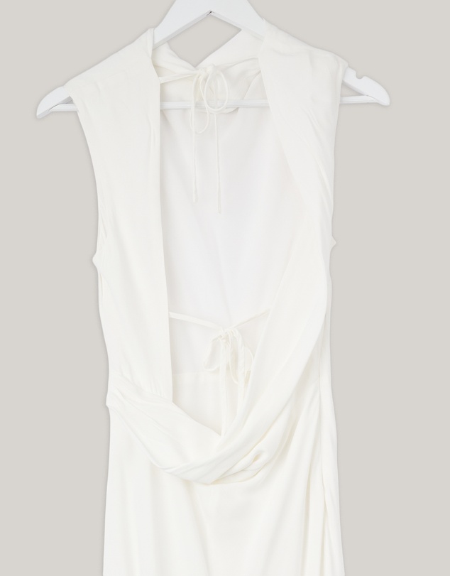 Revibe - Repaired Shona Joy Rio Cowl Open Back Maxi Dress - AU 10