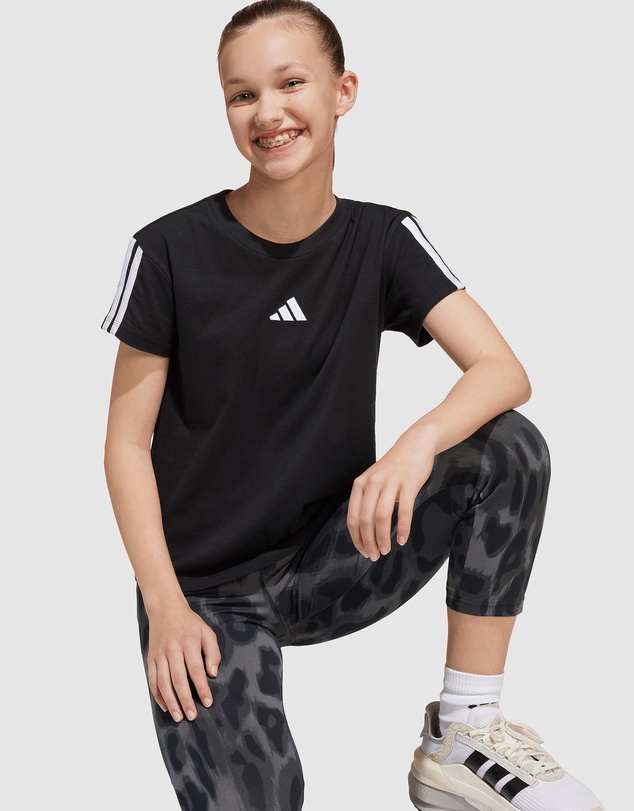 adidas Sportswear - 3-Stripes Essential T-Shirt - Teens