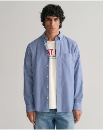 Gant - Regular Fit Striped Poplin Shirt