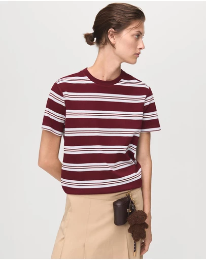 M.N.G - Striped Short-Sleeved T-Shirt