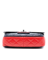 Pre-Loved by Azura Reborn - Pre-Loved Medium Tricolor Quilted Glazed Calfskin CC Plate Flap