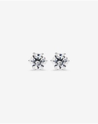 Michael Hill - Stud Earrings with Cubic Zirconia in Sterling Silver