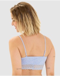 Billet Doux - Zen Dentelle Longline Wirefree Bralette with Lace