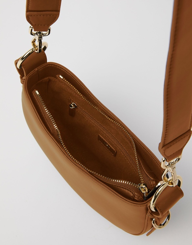 Mon Purse - Smooth Leather Saddle Bag
