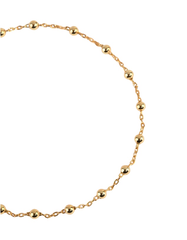 Lovisa - Gold Plated Sterling Silver Ball Chain Bracelet or Anklet