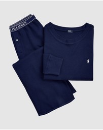 Polo Ralph Lauren - Club Waffle Long Sleeve Modal & Cotton Pyjama Set