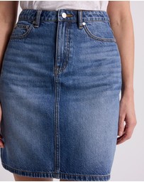 David Lawrence - Goldie Denim Mini Skirt