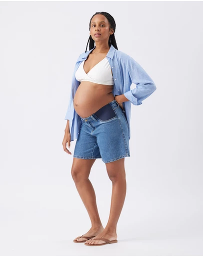 Ripe Maternity - Dion Denim Short