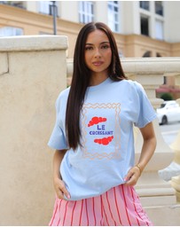 Vacancy Co - Le Croissant Tee