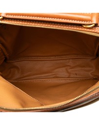 Pre-Loved by Azura Reborn - Pre-Loved celine Stylish Patterned Leather Shoulder Bag with Adjustable Strap and Handles