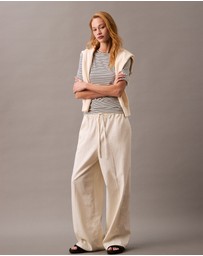 Calvin Klein - Relaxed Linen Cotton Pants