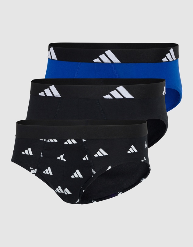 adidas Sportswear - 3 Pack Active Flex Cotton Brief Underwear