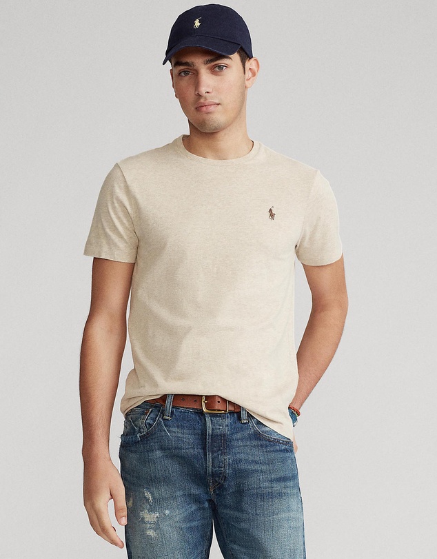 Polo Ralph Lauren - ICONIC EXCLUSIVE - Custom Slim Fit Jersey Crewneck T-Shirt