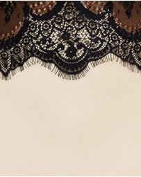 Third Form - Visions Lace Deep V Maxi Dress