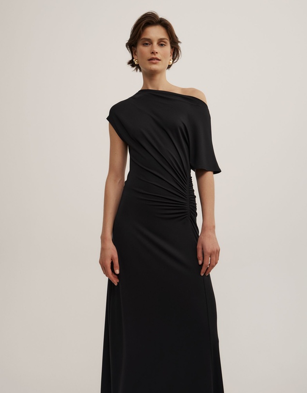 Witchery - Drape Asymmetric Jersey Dress