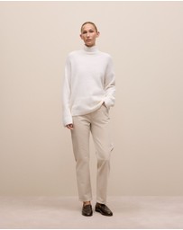 Trenery - Cord Five Pocket Boyfriend Pant in Fawn