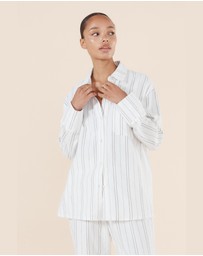 Gingerlilly - Amelie Stripe Cotton Long PJ set
