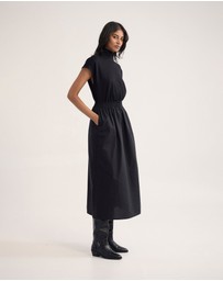 Oxford - Esrealla High Collar Dress