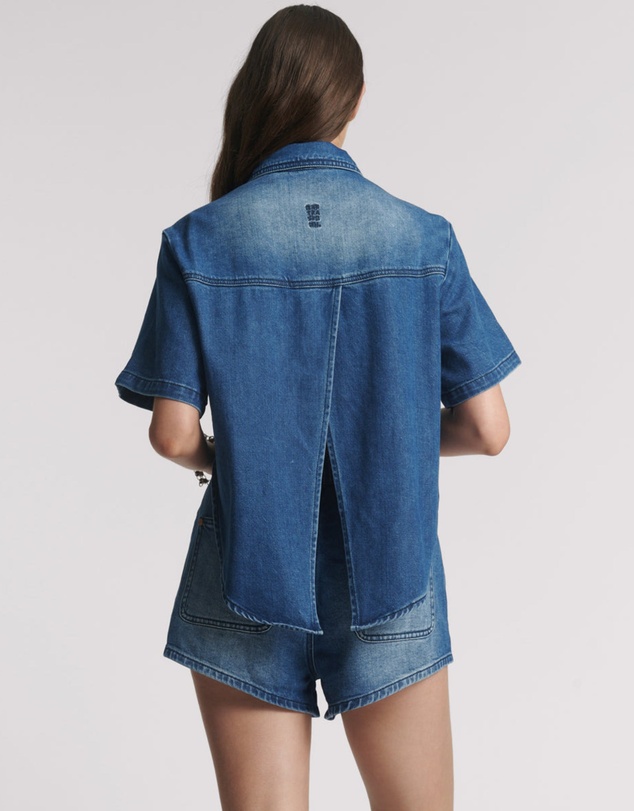 ONE TEASPOON - Taylor Denim Jumpsuit - Rosewood
