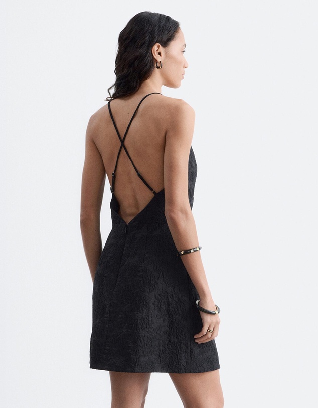 & Other Stories - Jacquard Apron Mini Dress