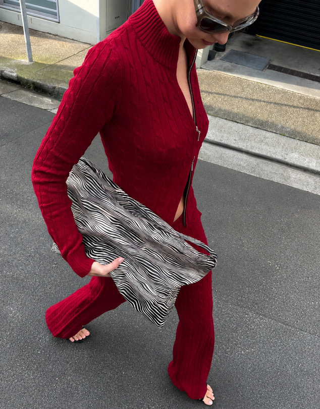 Ownley - Clarisse Cable Knit Jacket