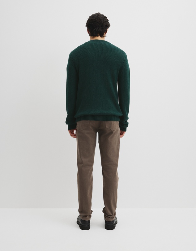Country Road - Long Sleeve Cotton Crew Neck Knit