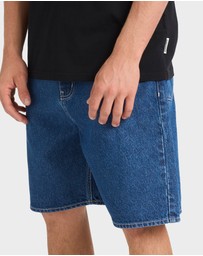 Quiksilver - Mens Impaired Baggy Denim Shorts
