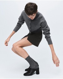 M.N.G - Check Wrap Skirt