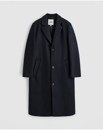 COS - Single-Breasted Wool Long Coat
