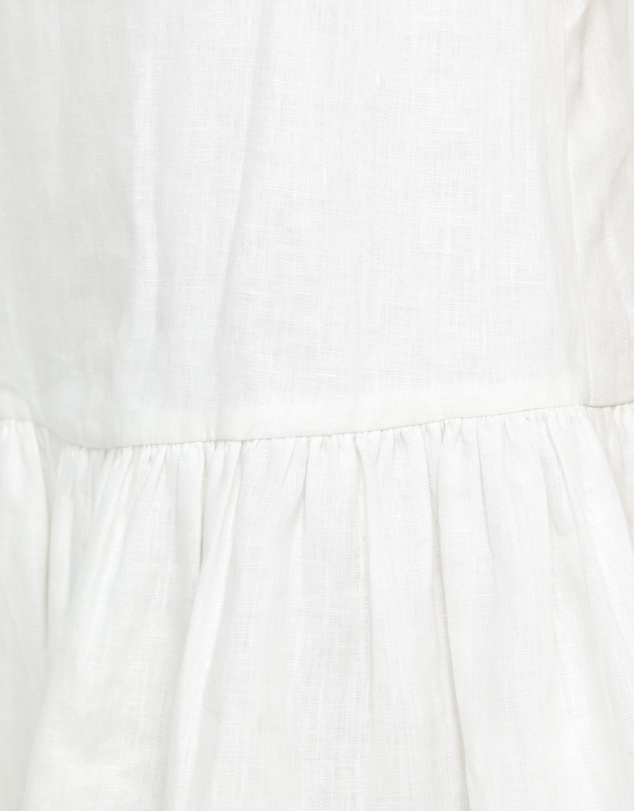 AERE - Madilyn Drop Waist Linen Mini Dress