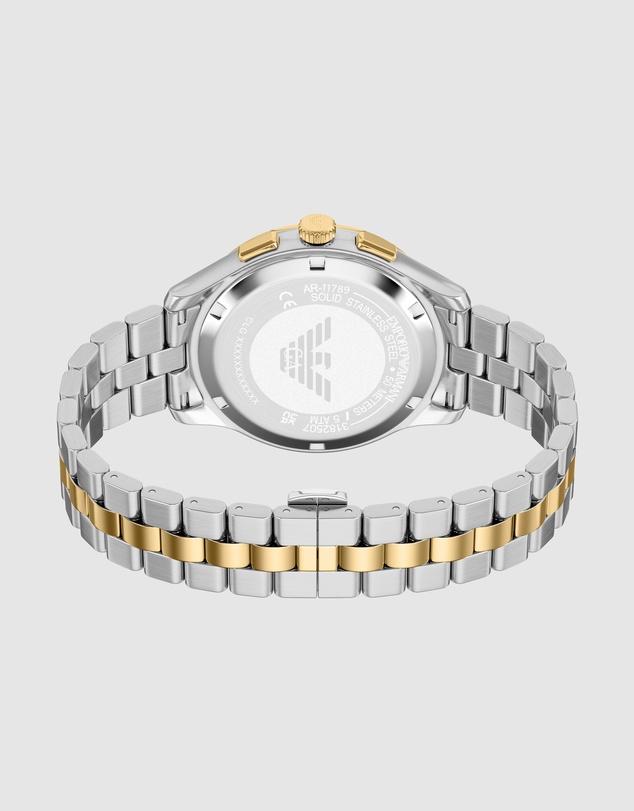 Emporio Armani - Two Tone Chronograph Watch