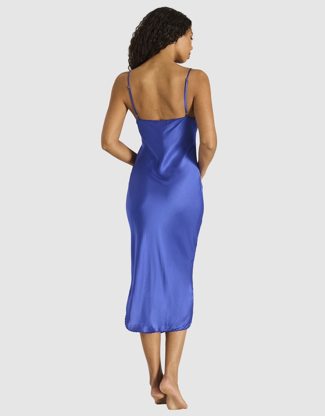 Tigerlily - Cobalt Azura Estella Midi Slip Dress