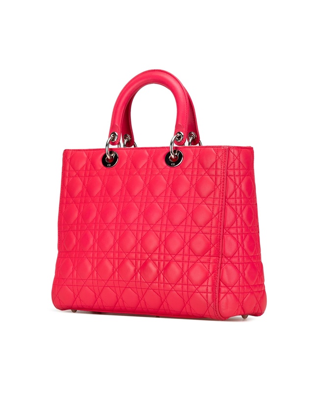 Pre-Loved by Azura Reborn - Pre-Loved dior Lady Dior Medium Tote Lambskin