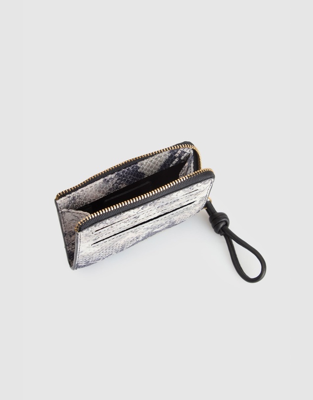 Evity - Iris Snake Print Leather Wallet