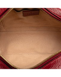 Pre-Loved by Azura Reborn - Pre-Loved Small GG Marmont Matelasse Canvas Crossbody