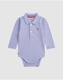 Tommy Hilfiger - Pique Long Sleeve Polo Bodysuit Gift Set - Baby