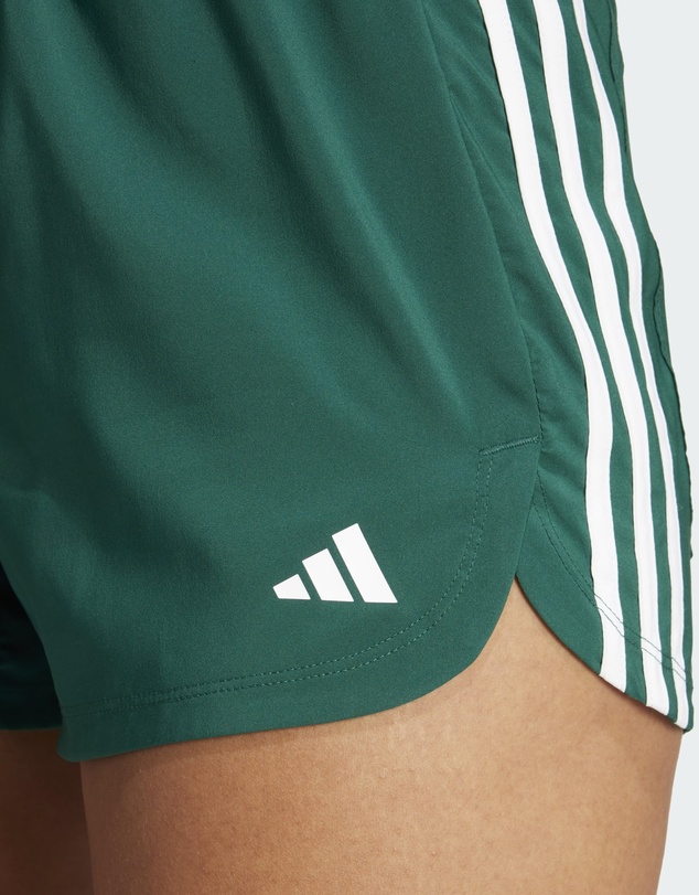 adidas Performance - Pacer Training 3-Stripes Woven High-Rise Shorts Womens