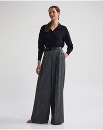 Oxford - Maddison Funnel Collar Cardigan
