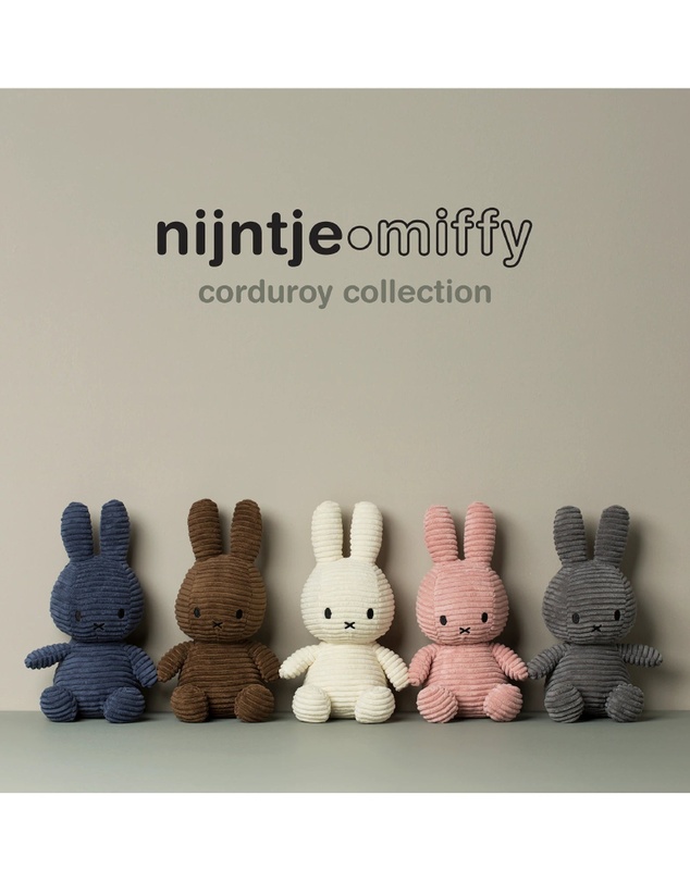 Miffy - Miffy Sitting Corduroy Offwhite 23cm