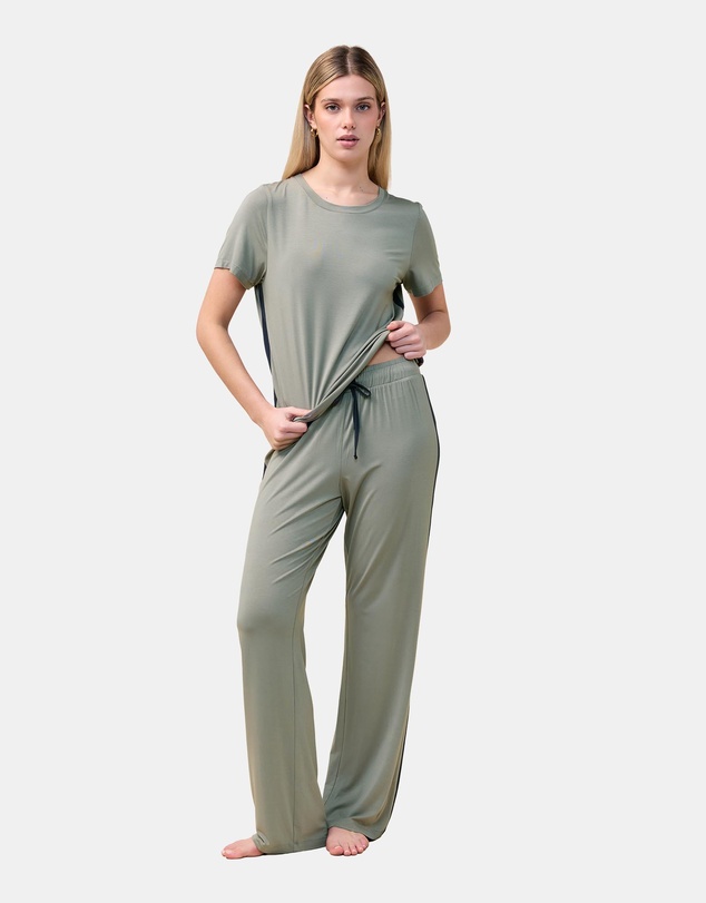Gingerlilly - Inez Bamboo Pant with Stripe