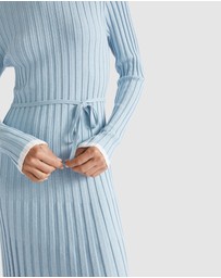 Seed Heritage - Pleated Knit Midi Dress