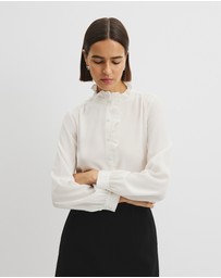 Country Road - Long Sleeve Ruffle Shirt