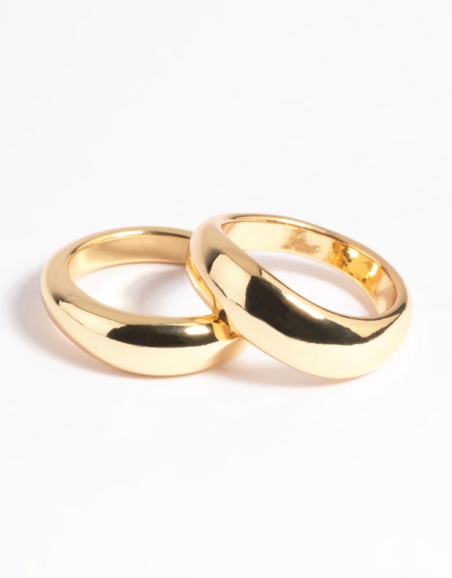 Lovisa - Gold Plated Ring Set