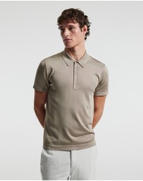 Calibre - Shiny Rayon Polo Stone