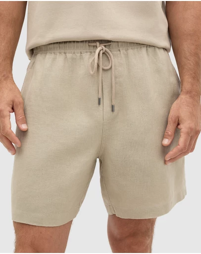 Seed Heritage - Pull On Linen Short