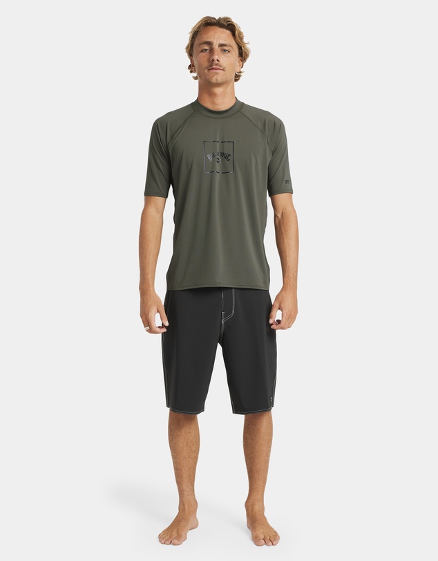 Billabong - Mens Boxed Arch Short Sleeve Rash Vest