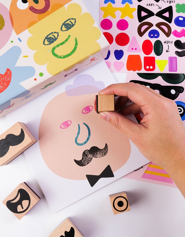 Journey Of Something - Stamp Kit - Cool Faces