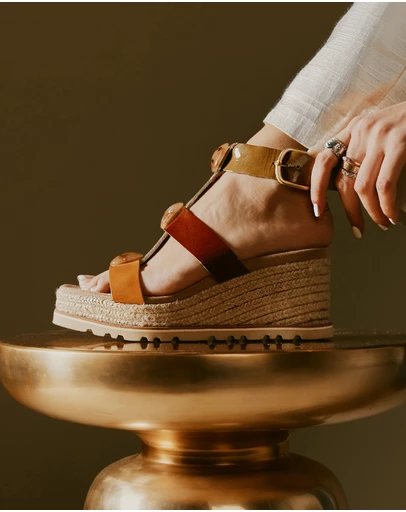 S by Sempre Di - Tropea Wedge Sandals